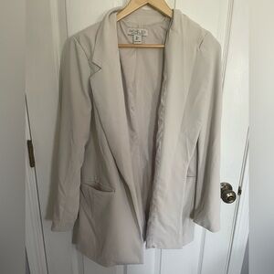 Rachel Zoe Los Angeles open front blazer size large